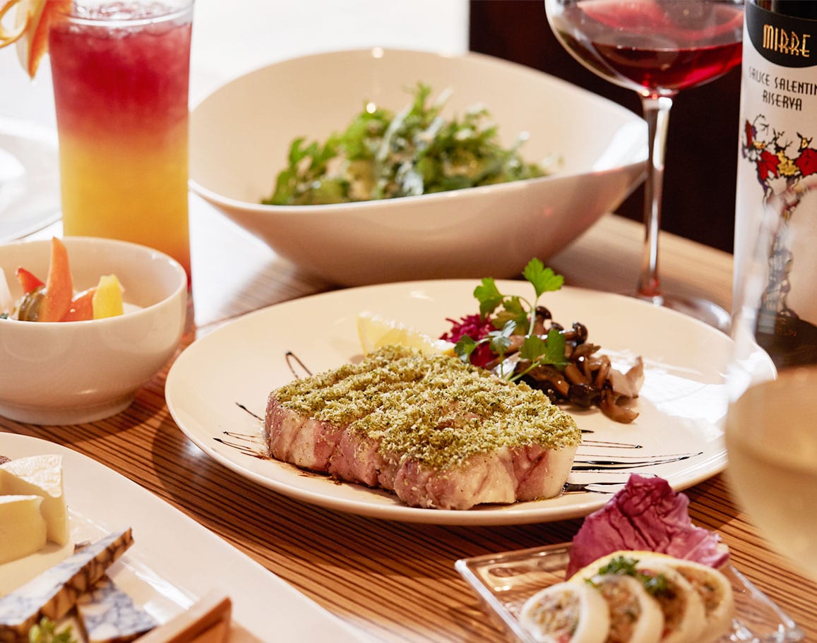 コース料理アップ